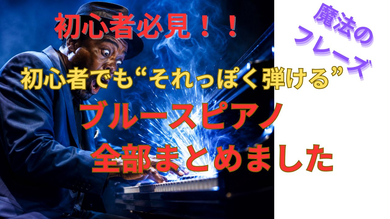 【まとめ】初心者必見！ブルースピアノに挑戦！